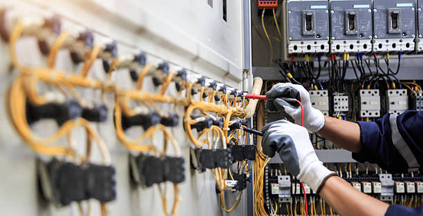 Professional Electrician technician working in Desert View Highlands, CA